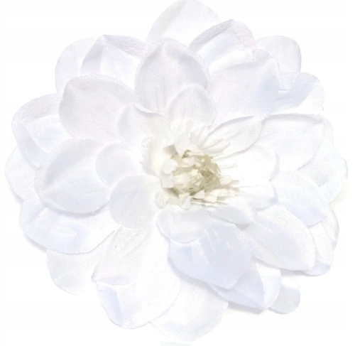 dalia biała wyrobowa główka sztuczne kwiaty