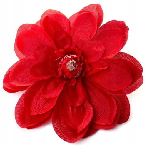 dalia czerwona wyrobowa główka sztuczne kwiaty