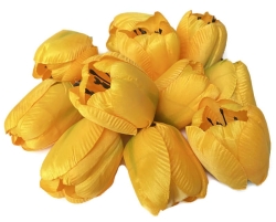 Tulipan Główka Żółta Wielkanoc 12 Sztuk Sztuczne Kwiaty