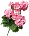 Bukiet Pelargonia Różowa Premium Kwiat Sztuczny