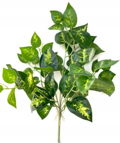 Bukiet Zielonych Liści Bluszcz 7 Gałązek Sztuczne Kwiaty