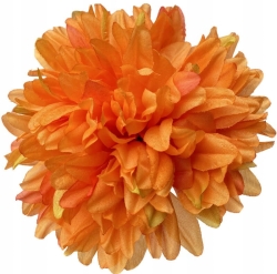 Chryzantema Główka Pomarańczowa 7 Cali Kwiat Sztuczny
