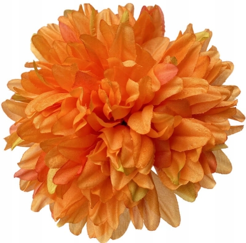 Chryzantema Główka Pomarańczowa 7 Cali Kwiat Sztuczny Na Wszystkich Świętych