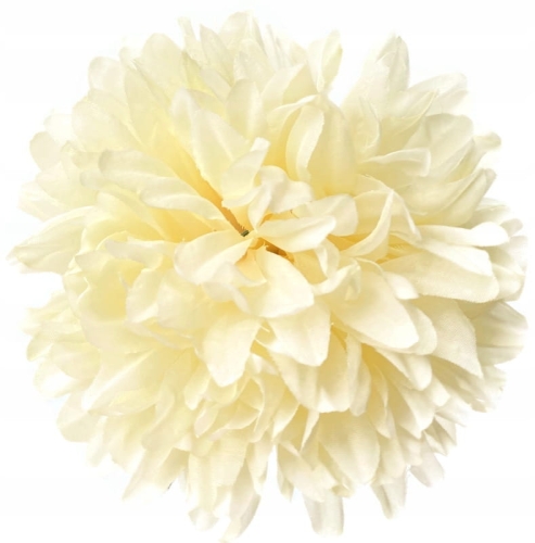 Chryzantema Główka Krem 7 Cali Kwiat Sztuczny