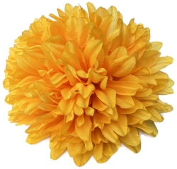Chryzantema Główka Pomarańczowa 7 Cali Kwiat Sztuczny