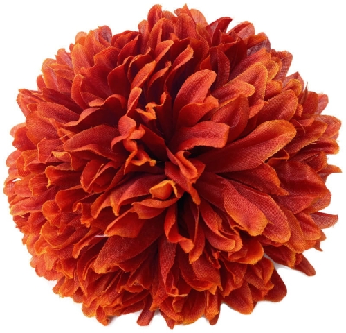 Chryzantema Główka Czerwona 7 Cali Kwiat Sztuczny Kompozycja
