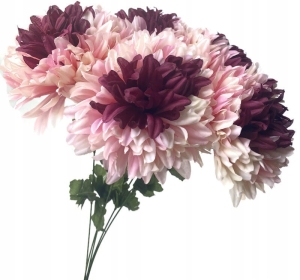 Sztuczny Bukiet Chryzantemy 5 Główek Premium Kwiat Sztuczny