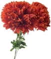 Sztuczny Bukiet Chryzantemy 5 Główek Czerwonych Premium Kwiat Sztuczny