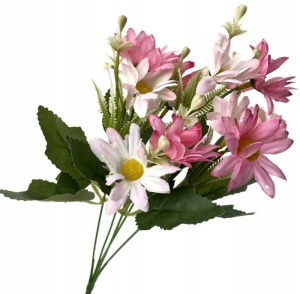 Stokrotka Bukiecik Margerytka 5 Gałązek Sztuczne Kwiaty