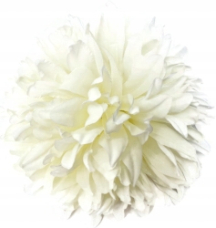 Chryzantema Główka 7 Cali Kremowa Kwiat Sztuczny