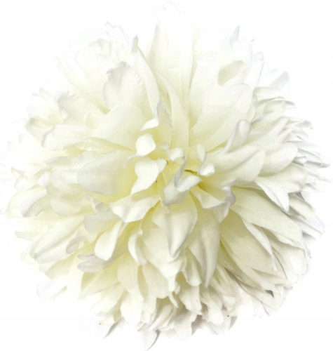 Chryzantema Główka 7 Cali Kremowa Kwiat Sztuczny