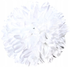 Chryzantema Główka 7 Cali Biała Kwiat Sztuczny