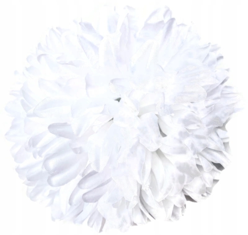 Chryzantema Główka 7 Cali Biała Kwiat Sztuczny