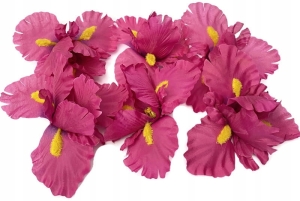 Sztuczny Różowy Kwiat Irysa 6 Główek Do Wyrobu Kompozycja