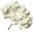 Pianka Bukiet Róż Białych Ślub Komunia Kwiaty Sztuczne