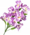 Kwiat Sztuczny Storczyk Fioletowy Bukiet 10 Gałązek Do Stroików Wazon