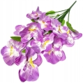 Kwiat Sztuczny Storczyk Fioletowy Bukiet 10 Gałązek Do Stroików Wszystkich Świętych