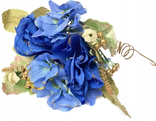 Świąteczny Wianek Wieniec Na Świece Boże Narodzenie Kwiat Sztuczny Stroik Dekoracja Ozdoba