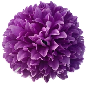 Chryzantema Główka Fioletowa 6 Cali Kwiat Sztuczny