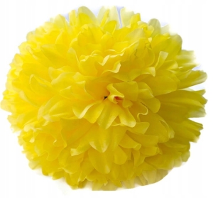 Chryzantema Główka Żółta 6 Cali Kwiat Sztuczny