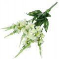Kwiaty Sztuczne Ostróżki Bukiet 7 Gałązek Ostróżki Kremowej Do Kompozycji Jak Żywe