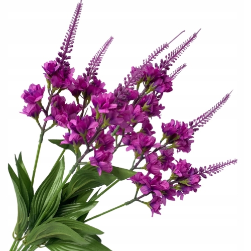 Kwiaty Sztuczne Ostróżki Bukiet 7 Gałązek Ostróżki Różowej Do Kompozycji Jak Prawdziwe