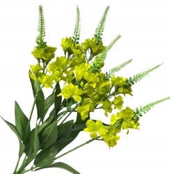 Kwiaty Sztuczne Ostróżki Bukiet 7 Gałązek Ostróżki Zielonej Do Kompozycji