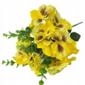 Sztuczny Kwiat Bratek Żółty 6 Gałązek Do Stroików Wiosna Na Cmentarz