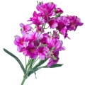 Różowy Storczyk Bukiet 11 Gałązek Kompozycja Do Wazonu i Stroiku Kwiaty Sztuczne