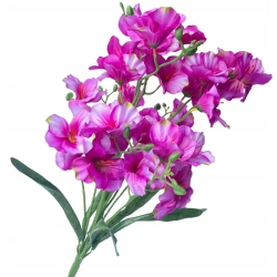 Różowy Storczyk Bukiet 11 Gałązek Kompozycja Do Wazonu i Stroiku Kwiaty Sztuczne