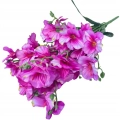 Różowy Storczyk Bukiet 11 Gałązek Kompozycja Do Wazonu i Stroiku Kwiaty Sztuczne
