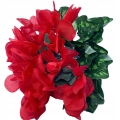 Sztuczny Bukiet Kwiatów Fiołek Alpejski 24 Gałązek Czerwonych Cyklamen Do Stroików Na Parapet Dom