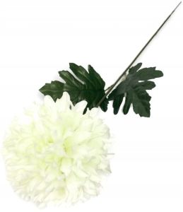 Chryzantema Jasnozielona Z Łodygą 6 Cali Kwiat Sztuczny