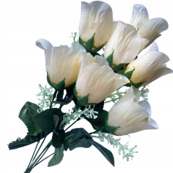 Róża Bukiet Róż 7 Główek Kompozycja Do Wazonu Ozdoba Kwiaty Sztuczne