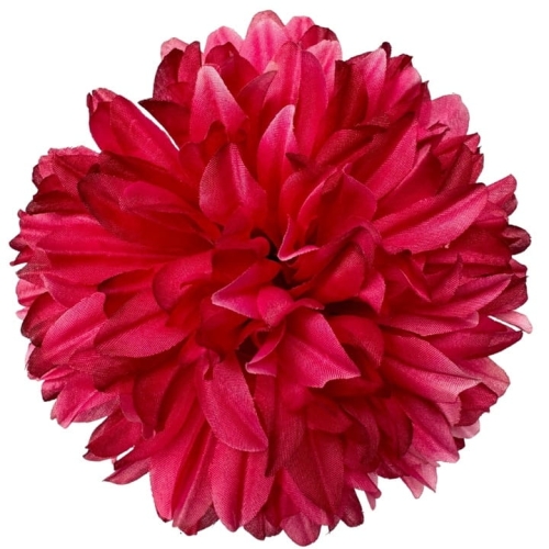 Chryzantema Główka Malinowa 7 Cali Kwiat Sztuczny