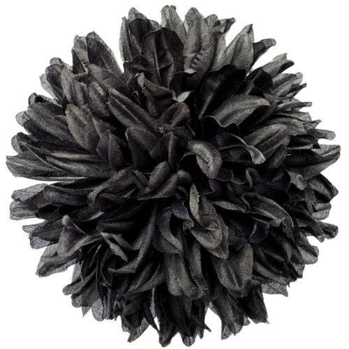 Chryzantema Główka Czarna 7 Cali Kwiat Sztuczny