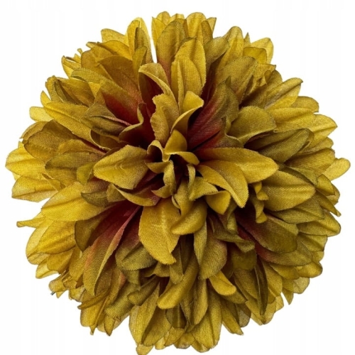 Chryzantema Główka Oliwkowa 7 Cali Kwiat Sztuczny