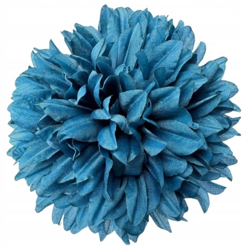 Chryzantema Główka Niebieska 7 Cali Kwiat Sztuczny
