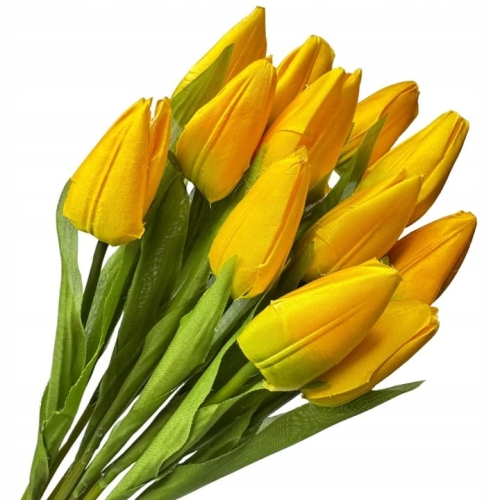 Kwiat Sztuczny Tulipan W Bukiecie 12 Główek Tulipana Wielkanoc