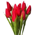 Kwiat Sztuczny Tulipan W Bukiecie 12 Główek Tulipana Wielkanoc Wazon Stroik