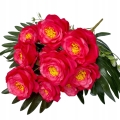 Róża Bukiet 10 Główek Stroik Wazon Bukiecik Gałązki Sztuczne Kwiat