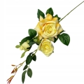 Róża Bukiet Główek Dekoracja Stroik Wazon Bukiecik Gałązek Sztuczne Kwiaty