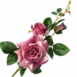 Róża Bukiet Główek Dekoracja Stroik Wazon Bukiecik Gałązek Sztuczne Kwiaty 