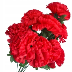 Sztuczny Kwiat Goździk Bukiet 9 Gałązek Bukiecik Ozdoba Wazon