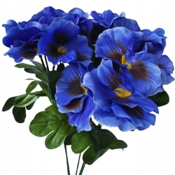 Sztuczne Kwiaty Bratek Bukiet Wielkanoc Kompozycja Gałązek Stroik Bratków