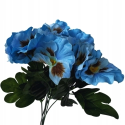 Sztuczne Kwiaty Bratek Bukiet Wielkanoc Kompozycja Gałązek Stroik Bratków