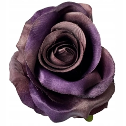 Kwiat Sztuczny Róża Główka Róży Jak Prawdziwa Stroik Różyczka Satyna