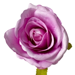 Kwiat Sztuczny Różowa Róża Główka Róży Jak Prawdziwa Stroik Różyczka Welwet