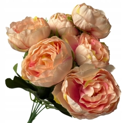 Bukiet Piwonia Kamelia 6 Główek Pęczek Do Wazonu Stroików Kwiat Sztuczny