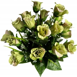 Kwiat Sztuczny Róża Bukiet Kompozycja Róży W Doniczce Stroik Ozdoba